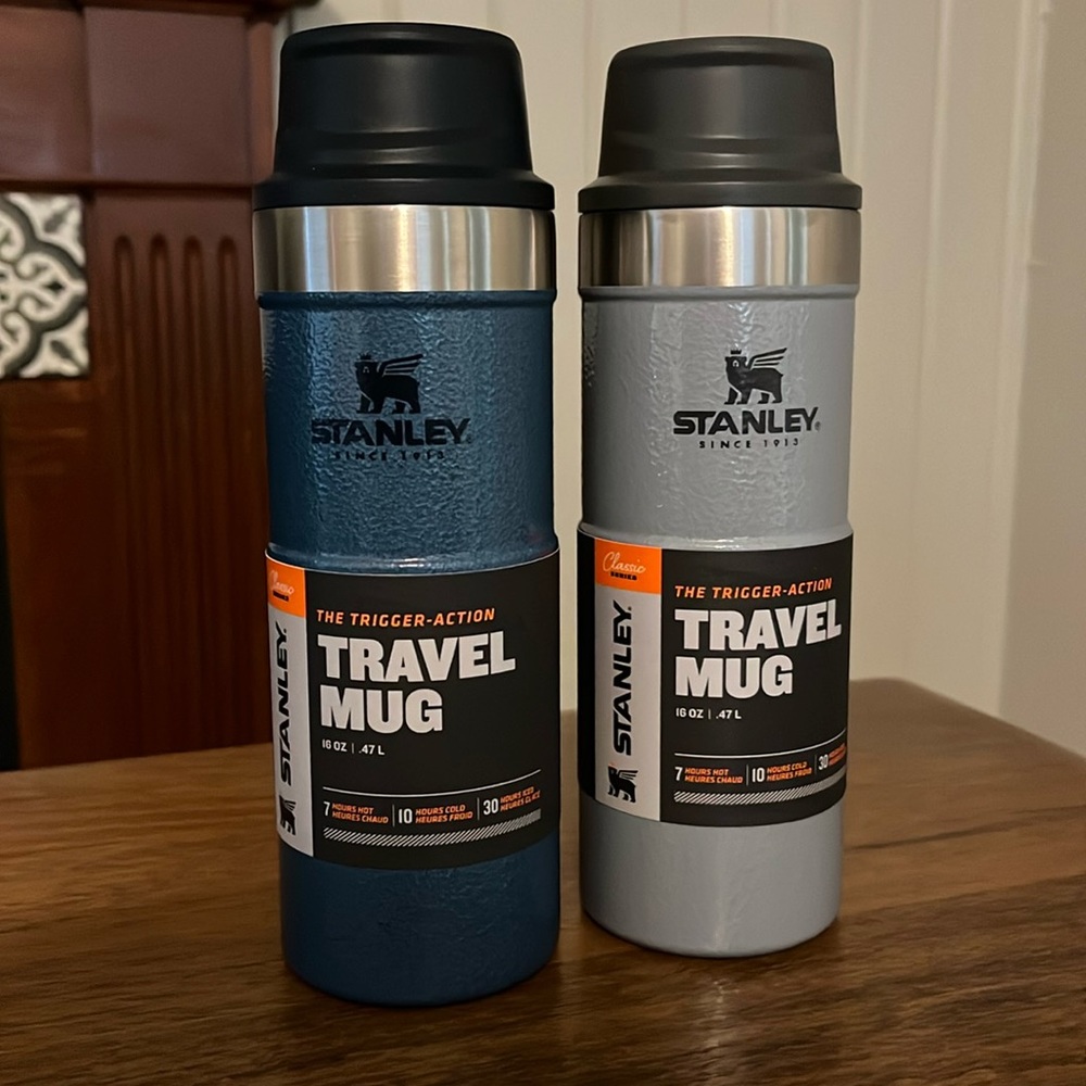 Stanley Classic Trigger Action 16 oz Travel Mug (set of 2)